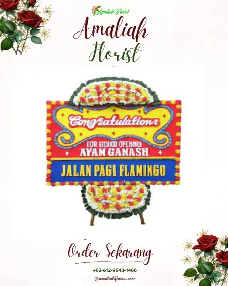 Sewa Papan Bunga Raba